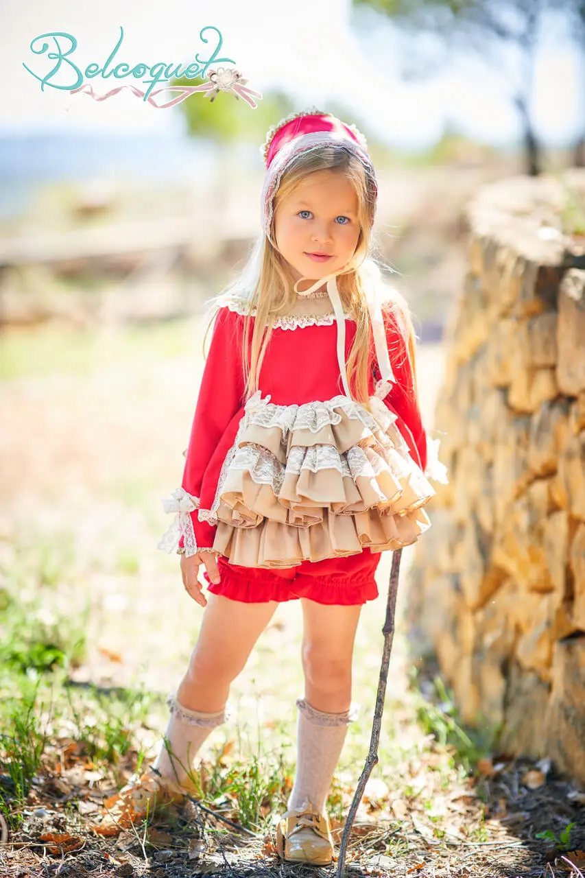 Caperucita roja baby dress with knickers ＞ Belcoquet